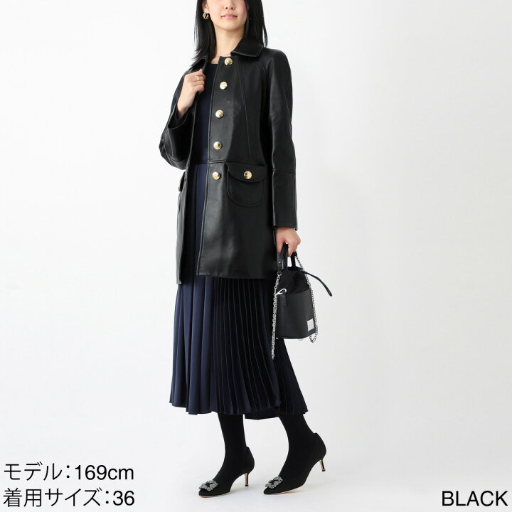楽天市場】セリーヌ CELINE レザーコート クロディーヌカラーコート 