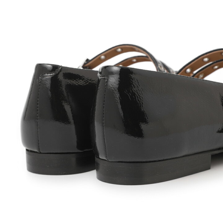 楽天市場】ガニー GANNI バレエシューズ メリージェーン ブラック  