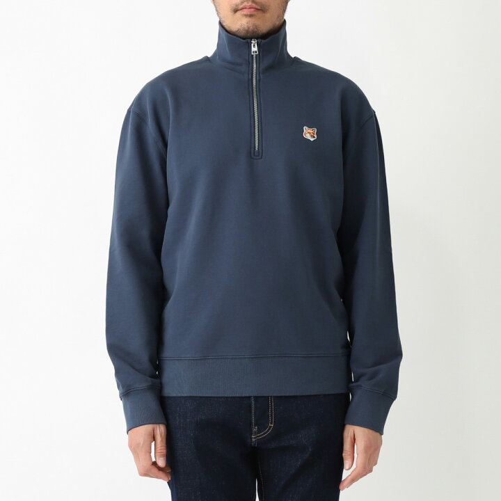 楽天市場】メゾンキツネ MAISON KITSUNE ハーフジップ スウェット 