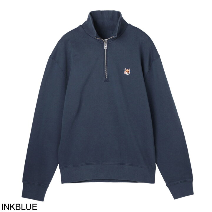 楽天市場】メゾンキツネ MAISON KITSUNE ハーフジップ スウェット 