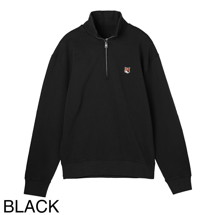 楽天市場】メゾンキツネ MAISON KITSUNE ハーフジップ スウェット 
