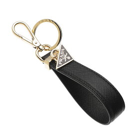 【12/10限定!当選確率1/2!MAX300%POINT BACK!※要エントリー】【アウトレット】プラダ PRADA キーリング バッグチャームレザー ブラック レディース 1pp185 053 f0002 SAFFIANO【返品送料無料】