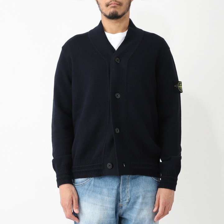 楽天市場】ストーンアイランド STONE ISLAND カーディガン ブルー 