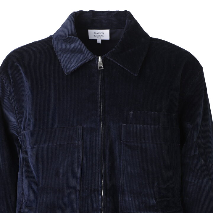楽天市場】メゾンキツネ MAISON KITSUNE ジップアップ ブルゾン シャツ 