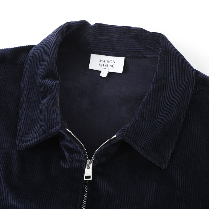 楽天市場】メゾンキツネ MAISON KITSUNE ジップアップ ブルゾン シャツ 