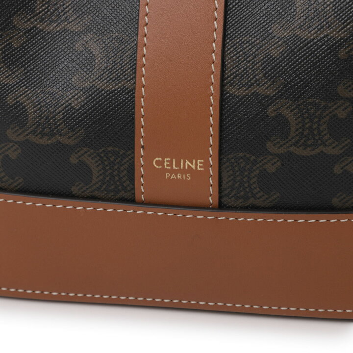 楽天市場】セリーヌ CELINE バケットバッグ ショルダーバッグ ブラウン 