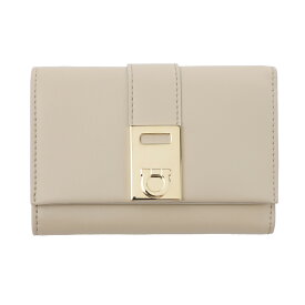 【12/10限定!当選確率1/2!MAX300%POINT BACK!※要エントリー】フェラガモ FERRAGAMO 3つ折り財布 小銭入れ付き コンパクトウォレット レディース 220630 0779159 midnight HUG COMPACT WALLET【返品送料無料】[2025SS]