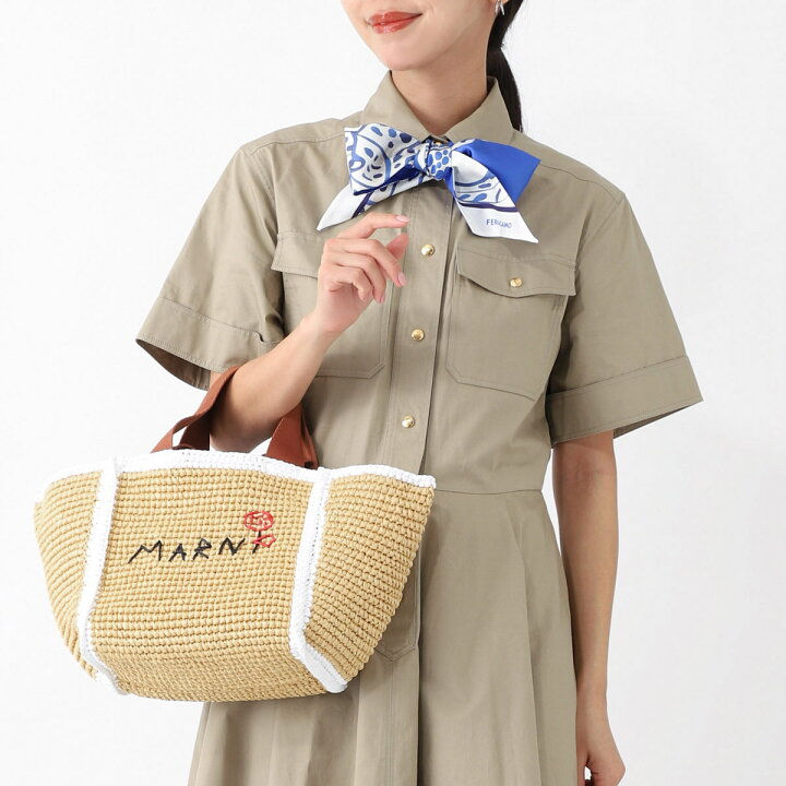 楽天市場】【アウトレット】マルニ MARNI トートバッグ 2WAY かご 