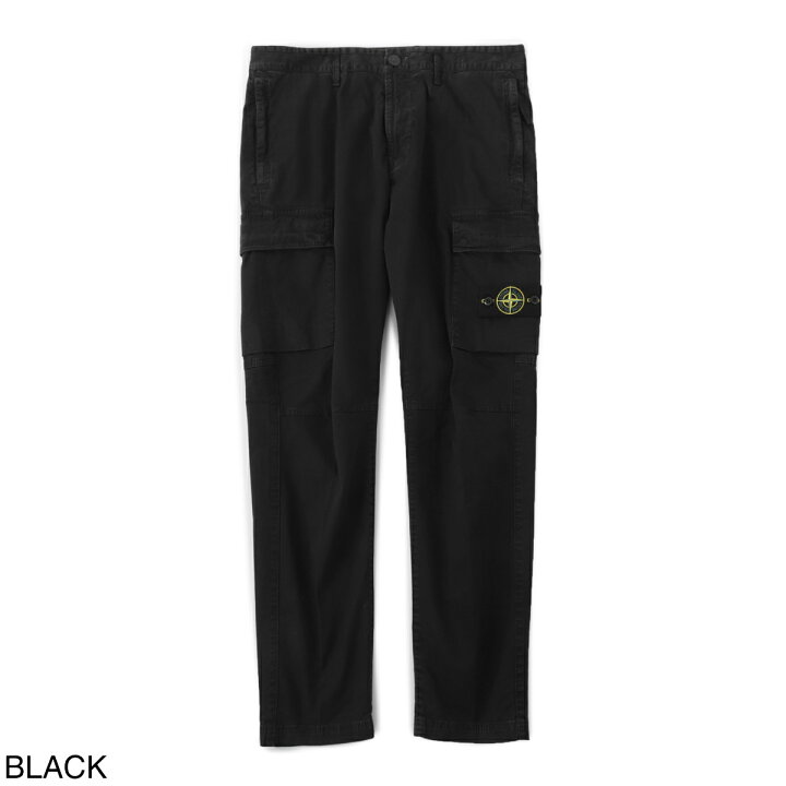 楽天市場】ストーンアイランド STONE ISLAND カーゴパンツ ブラック