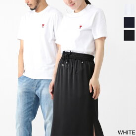 アミ AMI クルーネックTシャツ メンズ レディース bfuts035 724 100 blanc AMI DE COEUR T-SHIRT【返品送料無料】[2025AW]
