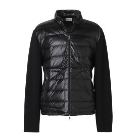 【12/10限定!当選確率1/2!MAX300%POINT BACK!※要エントリー】【アウトレット】モンクレール MONCLER ダウン切り替え ジップアップ カーディガン ブラック メンズ 9b00016 m1131 999【返品送料無料】[2025SS]