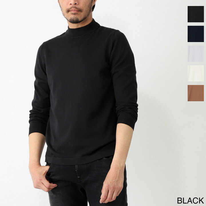 楽天市場】グランサッソ Gran Sasso モックネック ニット メンズ 