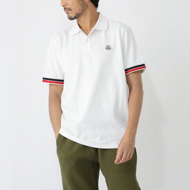 モンクレール MONCLER ポロシャツ ホワイト メンズ 8a00020 89a16 034【返品送料無料】[2025SS]
