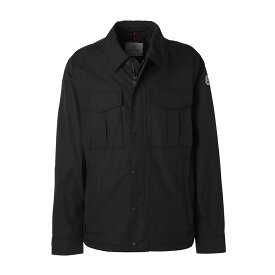 【アウトレット】モンクレール MONCLER シャツジャケット ブラック メンズ 大きいサイズあり frema 1g00037 54a91 999 FREMA SHIRT JACKET【返品送料無料】[2025SS]