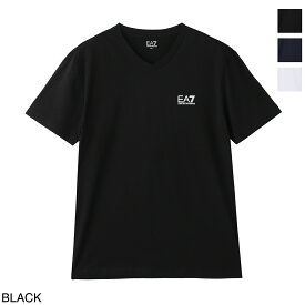 『ネコポス対応(1点まで)』エンポリオアルマーニ EA7 EMPORIO ARMANI Vネック Tシャツ メンズ 8npt27 pjvqz 1200 CORE IDENTITY STRETCH COTTON JERSEY V-NECK T-SHIRT【返品送料無料】[2025SS]
