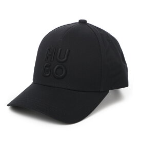 ヒューゴヒューゴボス HUGO HUGOBOSS ベースボールキャップ ブラック メンズ jude stacked 50533409 10261144 001 JUDE-STACKED【返品送料無料】[2025SS]