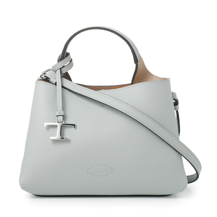 楽天市場】トッズ TODS ハンドバッグ 2WAY ショルダーバッグ グレー 