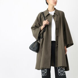 【1/25限定!当選確率1/2!MAX300%POINT BACK!※要エントリー】【アウトレット】ザ ロウ THE ROW トレンチコート ブラウン レディース 7982 w2517 khk LEINS COAT【返品送料無料】[2025SS]