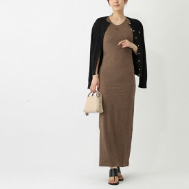 ロエベ LOEWE ワンピース ブラウン レディース s359y51xa0 3270 ANAGRAM TANK DRESS AF【返品送料無料】[2025SS]