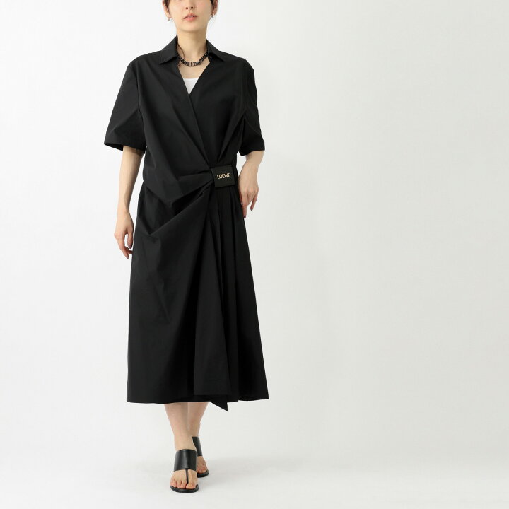 楽天市場】【アウトレット】ロエベ LOEWE ワンピース ブラック  
