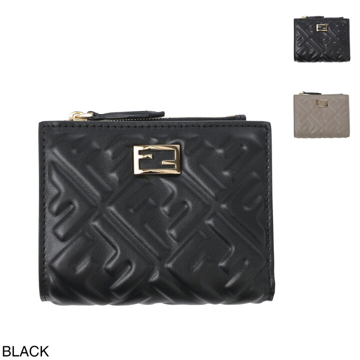 楽天市場】フェンディ FENDI 2つ折り財布 小銭入れ付き コンパクト 