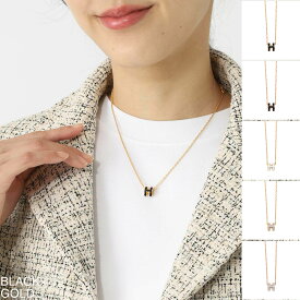 エルメス HERMES ネックレス レディース pop h mini neckrace black gold MINI POP H PENDANT【返品交換不可】