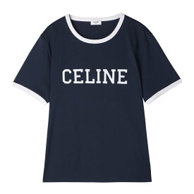 セリーヌ CELINE クルーネックTシャツ ブルー メンズ rx02r 507z fyw4【返品送料無料】[2025SS]