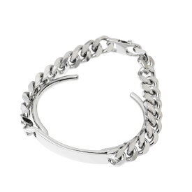 エムエム 6 メゾンマルジェラ MM6 Maison Margiela ブレスレット シルバー レディース sm6uy0098 p8371 951 ENAMEL LOGO CUFF【返品送料無料】