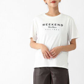 【アウトレット】ウィークエンドマックスマーラ WEEKEND Max Mara クルーネックTシャツ ホワイト レディース 2515971041600 002 CABINA【返品送料無料】