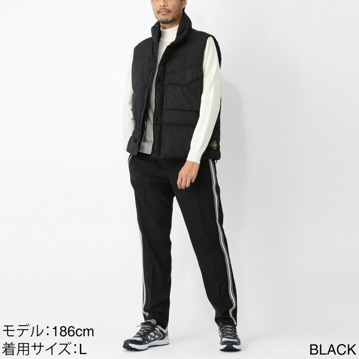 楽天市場】ストーンアイランド STONE ISLAND ダウンベスト ブラック 