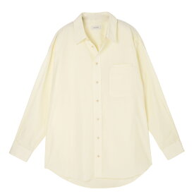 【12/10限定!当選確率1/2!MAX300%POINT BACK!※要エントリー】ルメール LEMAIRE 長袖レギュラーカラーシャツ イエロー メンズ sh1157 lf1399 bg222 almondmilk DOUBLE POCKET SHIRT【返品送料無料】