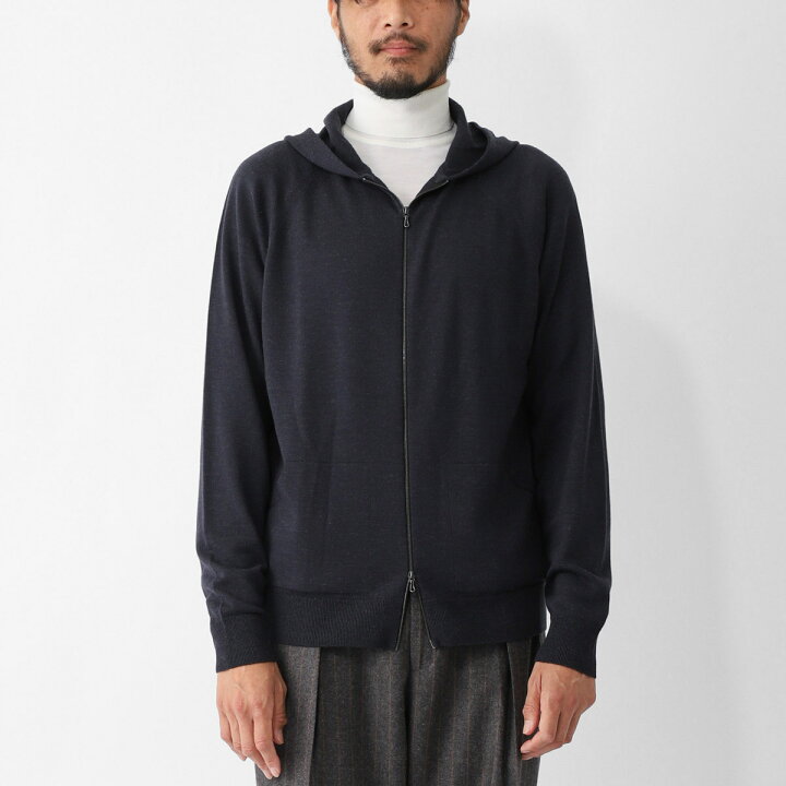 楽天市場】ジョンスメドレー JOHN SMEDLEY ジップアップ パーカ ニット 