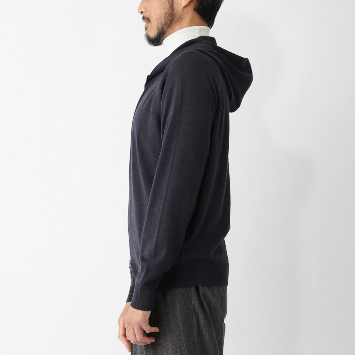 楽天市場】ジョンスメドレー JOHN SMEDLEY ジップアップ パーカ ニット 