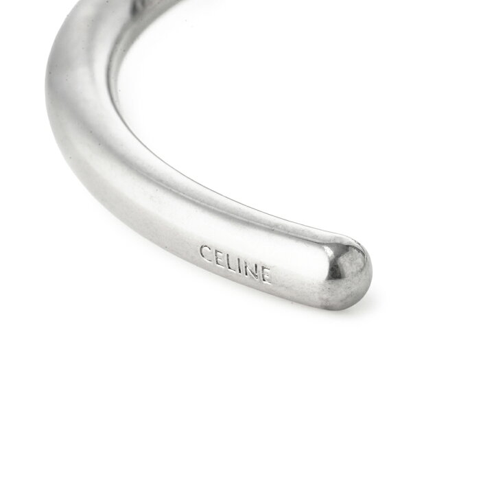 楽天市場】セリーヌ CELINE バングル ブレスレット シルバー メンズ 