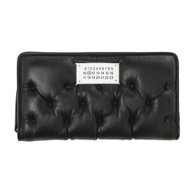 メゾンマルジェラ Maison Margiela ラウンドファスナー 長財布 小銭入れ付き ブラック レディース sa1ui0030 p6434 t8013 GLAM SLAM WALLET ZIP AROUND CONTINENTAL【返品送料無料】