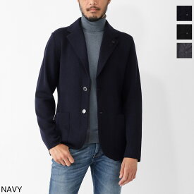 ラルディーニ LARDINI 2つボタン ニットジャケット メンズ cncljm56j cn65000 850【返品送料無料】[2025AW]