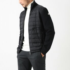 モンクレール MONCLER ジップアップ カーディガン ブラック メンズ 9b50700 a9341 999 CARDIGAN TRICOT【返品送料無料】[2025AW]