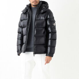 モンクレール MONCLER フード付き ダウンジャケット ブラック メンズ 大きいサイズあり maya 1a53600 68950 999 MAYA マヤ【返品送料無料】[2025AW]