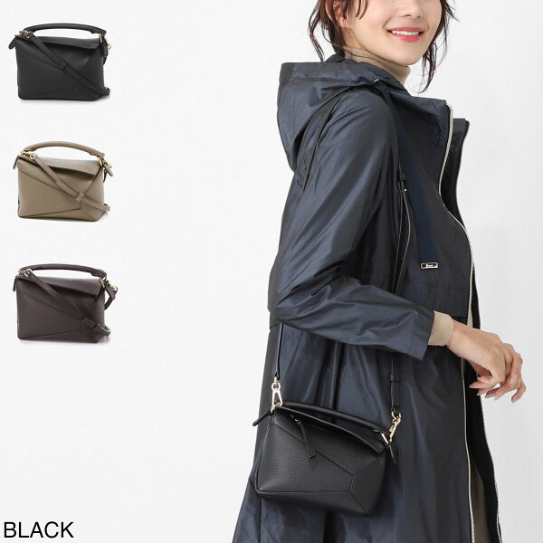 ロエベ LOEWE ハンドバッグ 3WAY ショルダーバッグ レディース PUZZLE EDGE BAG MINI パズルエッジ バッグ ミニ【返品送料無料】[2026SS]