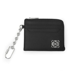 ロエベ LOEWE コインケース カードケース ブラック レディース c821sqlx03 1100 ANAGRAM SQUARE COIN CARDHOLDER【返品送料無料】[2025AW]