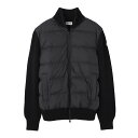 モンクレール MONCLER ダウン切り替え ジップアップ カーディガン ブラック メンズ 9b00040 m1131 999【返品送料無料…