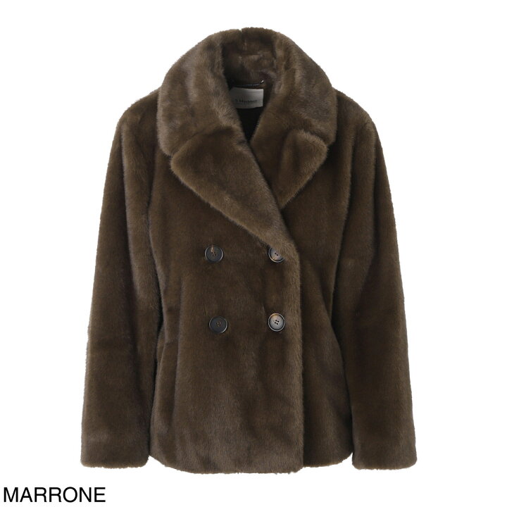 楽天市場】エスマックスマーラ S Max Mara ウールコート ファーコート 