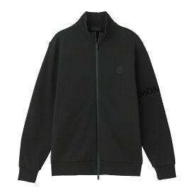 【12/10限定!当選確率1/2!MAX300%POINT BACK!※要エントリー】モンクレール MONCLER トラックジャケット ジップアップ スウェット ブラック メンズ 8g00056 89azy 999【返品送料無料】[2025AW]