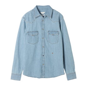 【12/10限定!当選確率1/2!MAX300%POINT BACK!※要エントリー】ヤコブコーエン JACOB COHEN デニムシャツ ウエスタンシャツ ブルー メンズ jum c0002 t9734 300d lightblue CAMICIA WESTERN【返品送料無料】[2025AW]