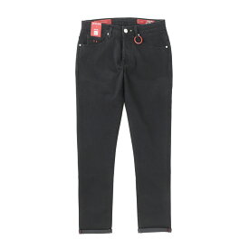 トラマロッサ TRAMAROSSA ボタンフライジーンズ ブラック メンズ 大きいサイズあり leonardo dnnc blackraw LEONARDO【返品送料無料】[2025AW]