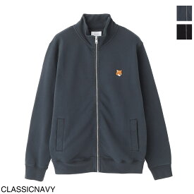 メゾンキツネ MAISON KITSUNE ジップアップ スウェットシャツ メンズ pm02134km340 0413 classicnavy FOX HEAD ZIPPED REGULAR SWEATSHIRT【返品送料無料】[2025AW]