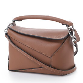 ロエベ LOEWE ハンドバッグ 3WAY ショルダーバッグ ブラウン レディース a510p88x49 2530 PUZZLE EDGE MINI BAG パズルエッジ バッグ【返品送料無料】[2026SS]
