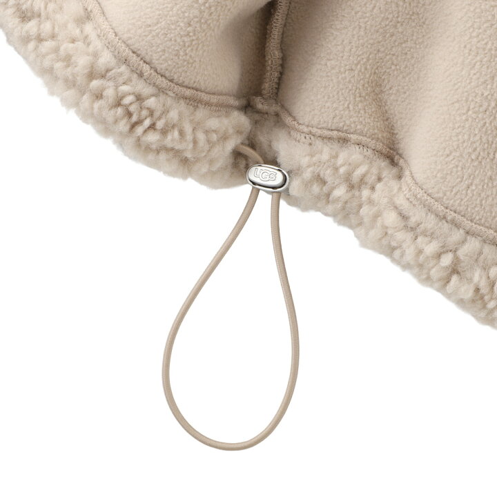 楽天市場】アグ UGG ジップアップ フリース ボアジャケット ベージュ 