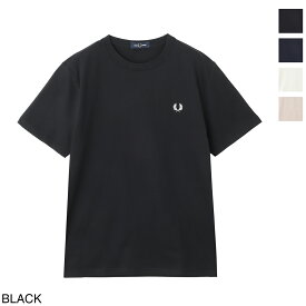 『ネコポス対応(1点まで)』フレッドペリー FRED PERRY クルーネックTシャツ メンズ m1600v 102 CREW NECK T-SHIRT M1600V【返品送料無料】[2025AW]