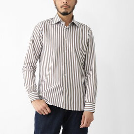 ギローバー GUY ROVER ワイドカラーシャツ ブラウン メンズ 3950s2580 552208 2 CLASSIC【返品送料無料】[2025AW]